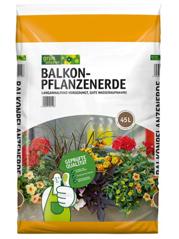 GRÜN ERLEBEN BALKONPFLANZENERDE
