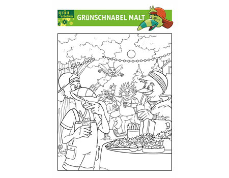 Grünschnabel Malvorlage 4 25
